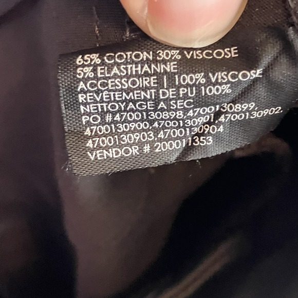 Club‎ Monaco Pants Womens Size 6 Gray Straight Leg Low Rise Cotton Blend - Picture 9 of 12